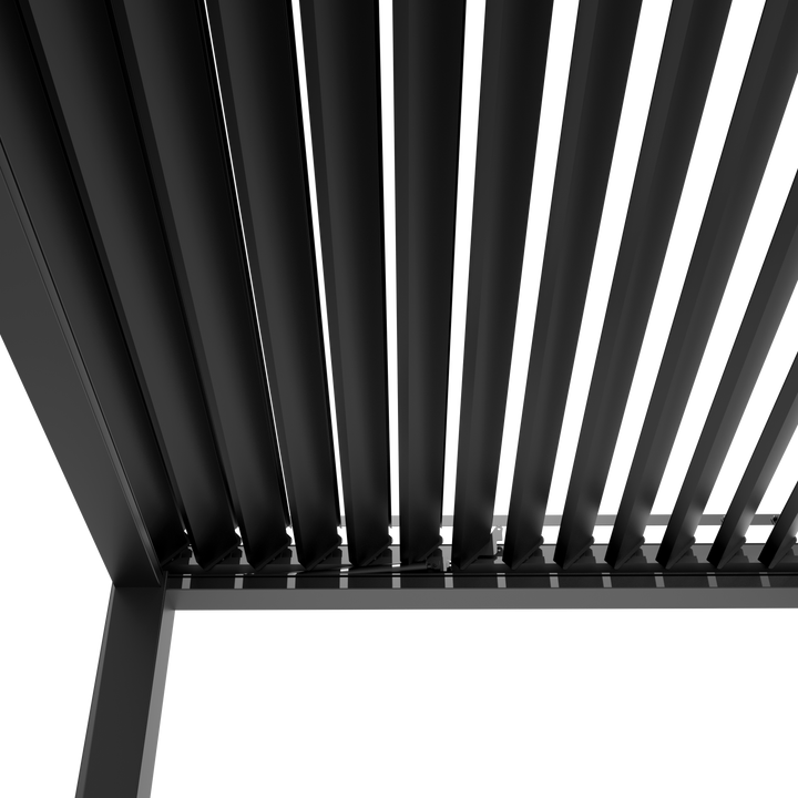 4×6m Heavy Duty Motorised Louvered Pergola with LED Light – Perth