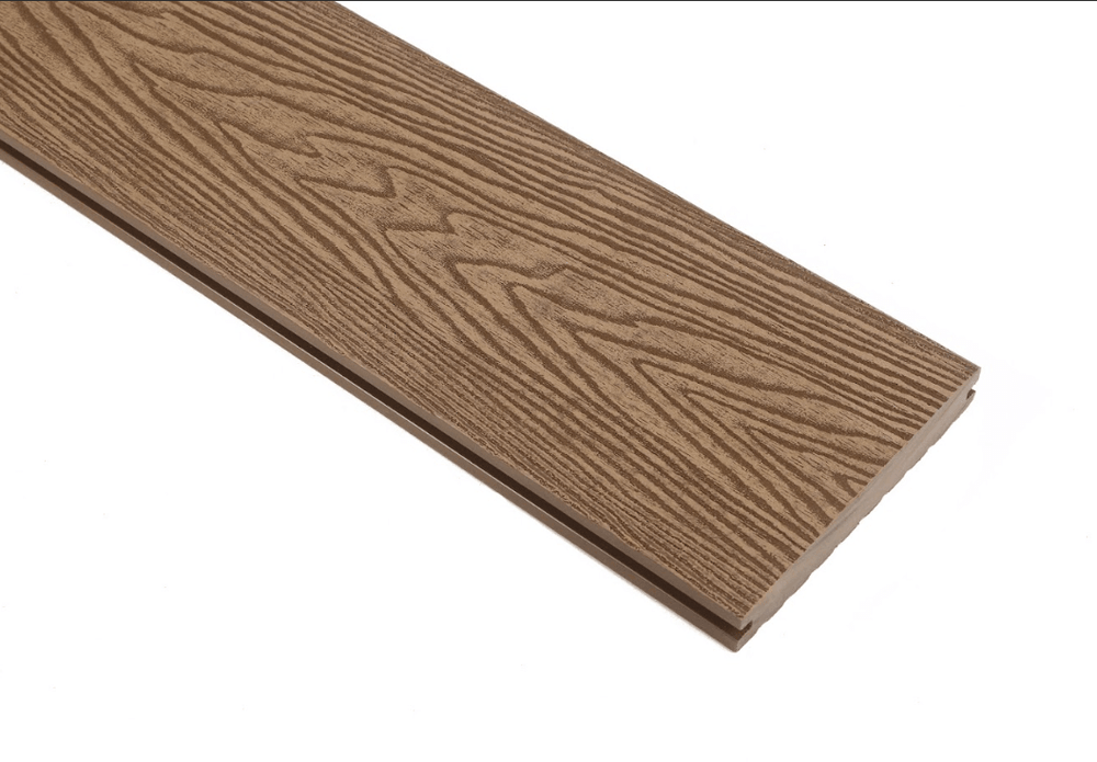 Classic Teak Solid Composite Decking board available in Perth – durable and low-maintenance decking solution with realistic wood look for outdoor spaces