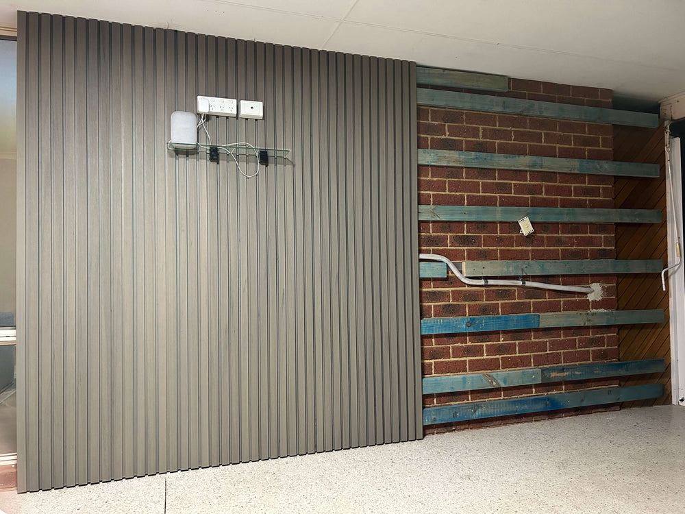 Ash Grey Composite Wall Cladding in Perth, a stylish and durable exterior solution for modern buildings and home facades