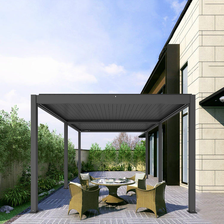 Motorised Aluminium Pergola 4×6m with LED Lighting – Luxury Outdoor Living in Perth