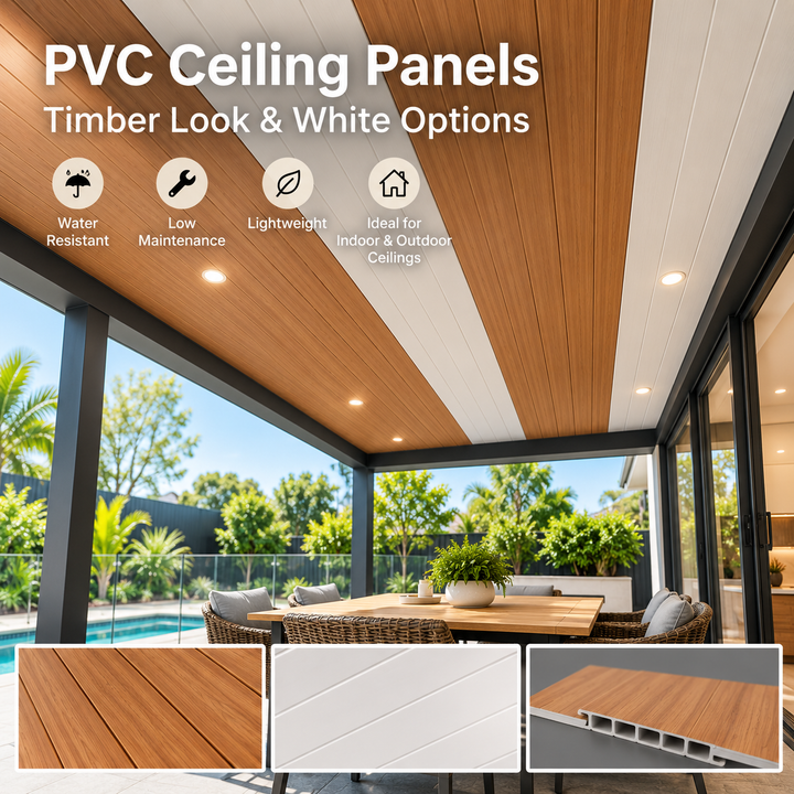 PVC Ceiling Panel 300x5800mm – Classic Teak