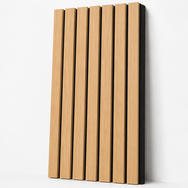 Premium Acoustic Wall Panel 600×2900x21 mm – Natual Oak