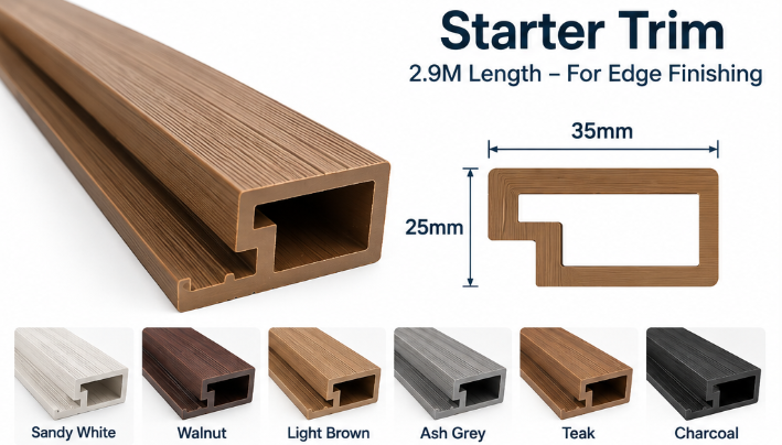 Composite Starter Trim Available in Perth