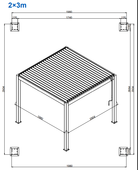 Durable aluminium louvered pergola in perth providing modern outdoor shade solution
