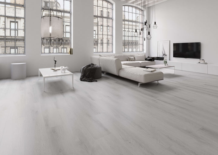 Silver Linen Hybrid Flooring available in Perth – durable and waterproof flooring with rich timber texture for modern Australian homes