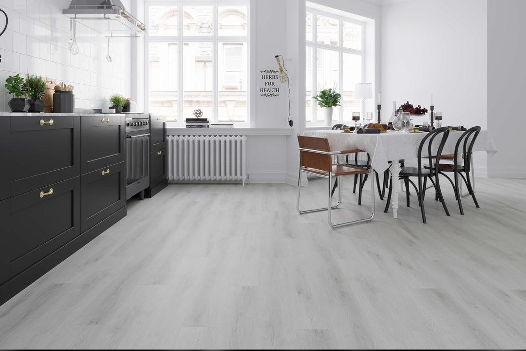 Silver Linen Hybrid Flooring available in Perth – durable and waterproof flooring with rich timber texture for modern Australian homes