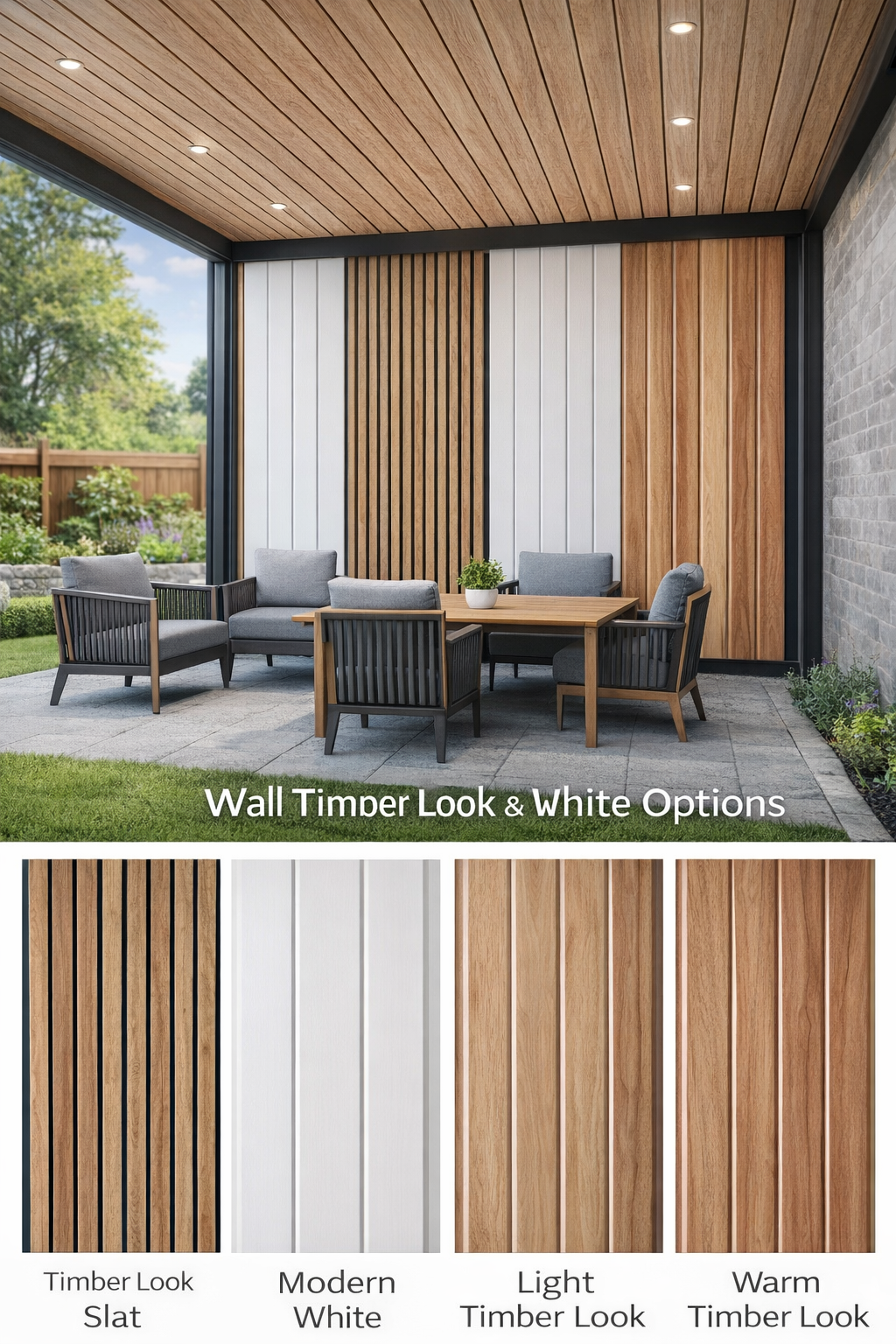 PVC Ceiling Panel 300x5800mm – Classic Teak